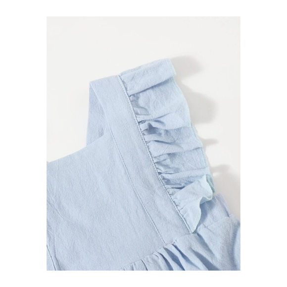 Baby Girl Ruffle Trim Bodysuit 3-6 months NWT - Picture 2 of 4